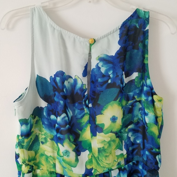 Floral Pleated Dress - Picture 5 of 8